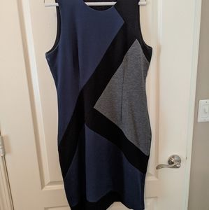 White House Black Market curvy sleeveless dress